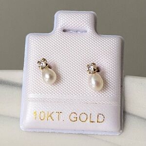 10k Solid Gold Earrings for Women, Gold Earrings for babies , Piercing earrings